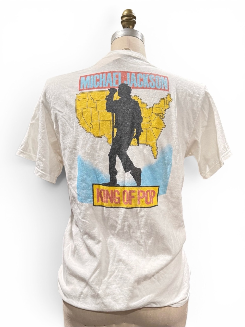 Michael Jackson “Bad” Graphic Tee – Junk Food Tees Retro Pop Shirt - Picture 3 of 5